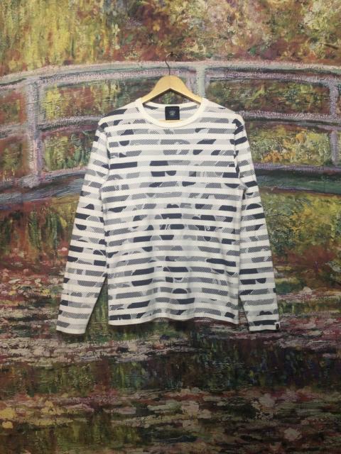 A BATHING APE® Bape long sleeve camo striped