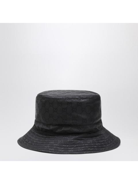 GUCCI Gucci Reversible Black Nylon Gg Hat Women