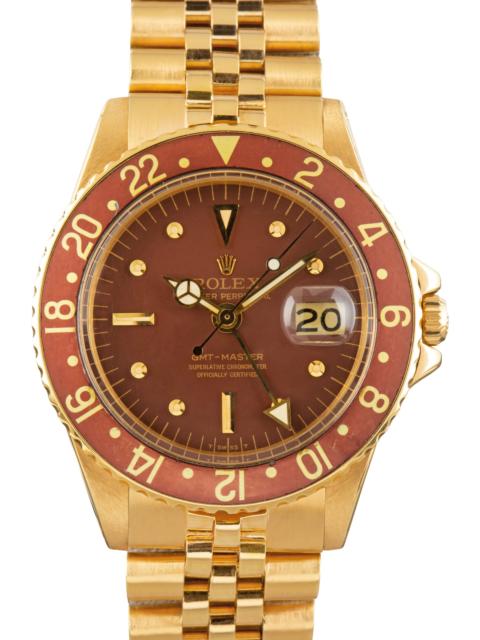 ROLEX Vintage Rolex GMT-Master Ref 1675 Full 18k Yellow Gold
