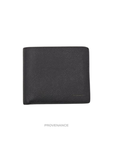 Givenchy Givenchy Logo Bifold Wallet - Black Red Grained Leather