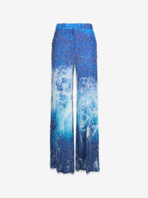 Roberto Cavalli Stretto di Messina Print Trousers