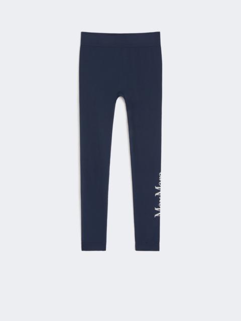 'S Max Mara Stretch technical fabric leggings - MIDNIGHTBLUE