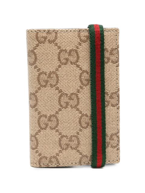 GUCCI Gucci Men Gg And Web Detail Wallet