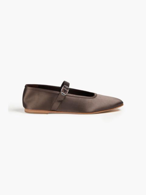 LE MONDE BÉRYL Satin Mary Jane flats