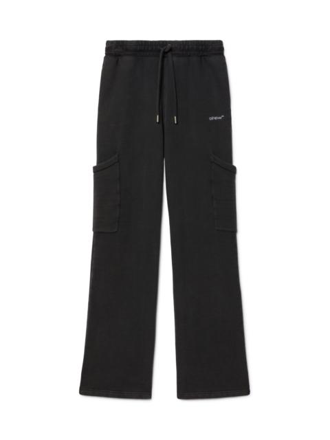 Off-White Black Bookish Cargo Sweatpants