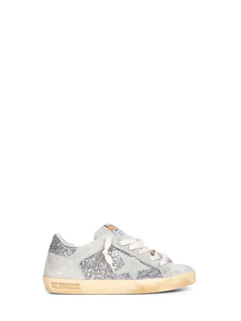 Golden Goose Golden Goose Women Suede And Glitter Super-Star Sneakers