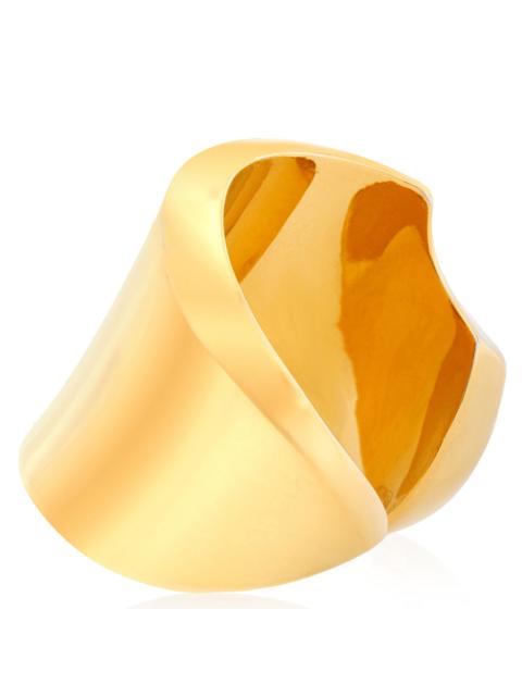 Burberry Burberry Gold Shield Curve Ring