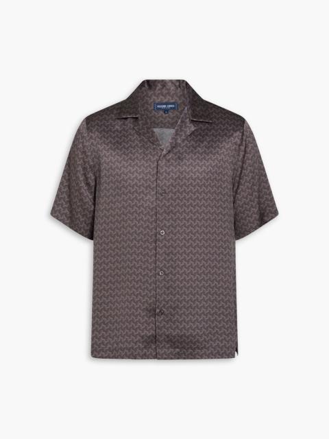 FRESCOBOL CARIOCA Roberto printed silk-satin shirt