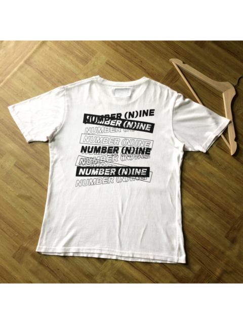 Number(n)ine Multi Box Logo Script Tee