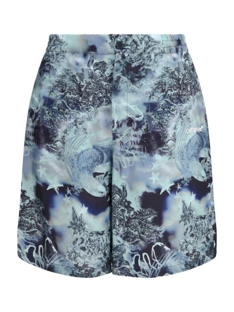 Off-White Printed Bowling Shorts
