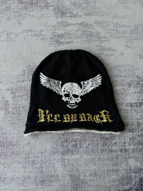 Japanese Brand - Punk Skulls Poem Riot Beanie Cap