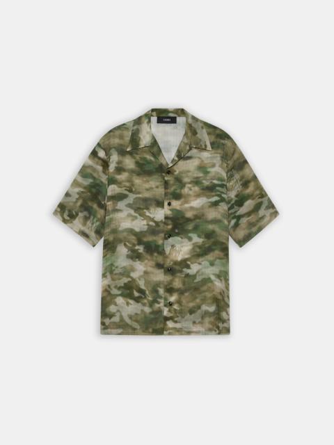 AMIRI MA QUAD CAMO CAMP SHIRT