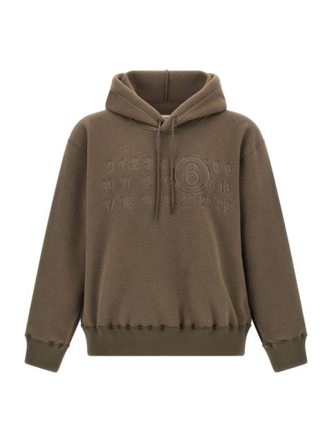 MM6 Maison Margiela Taupe Polyester Sweatshirt