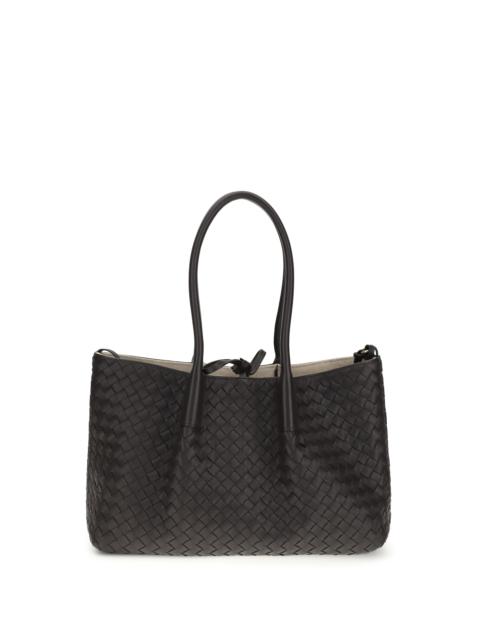 Bottega Veneta Bottega Veneta Pinacoteca Tote Bag Espresso/Ecru