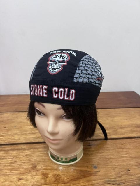 Other Designers Vintage WWE Stone Cold Skull Cap Bandana Steve Austin 3:16🔥