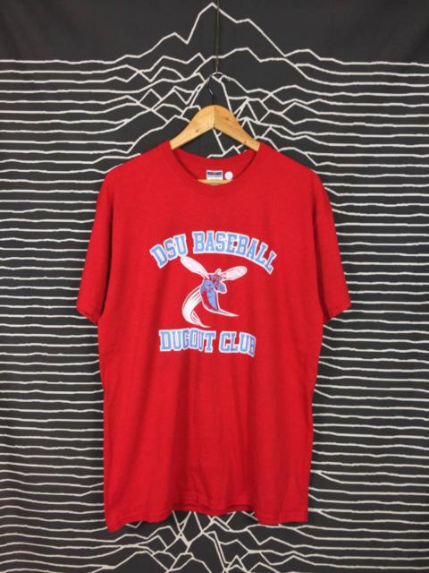 Other Designers Vintage - Vtg Y2K Dakota State University DSU Baseball Dugout Club Tee