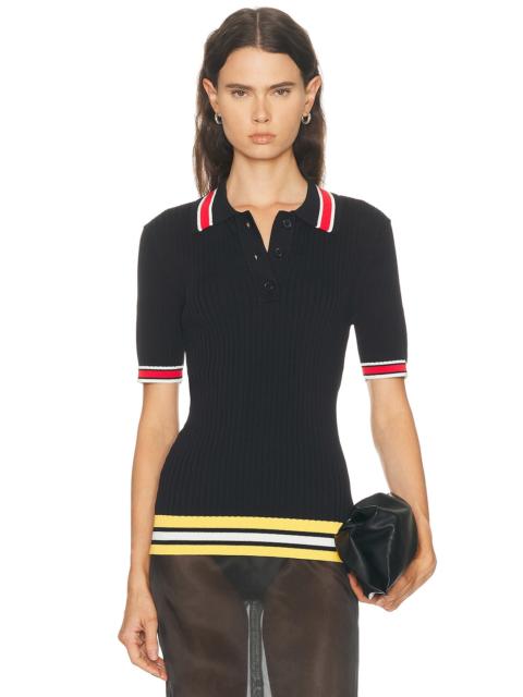 entire studios Ribbed Polo Top