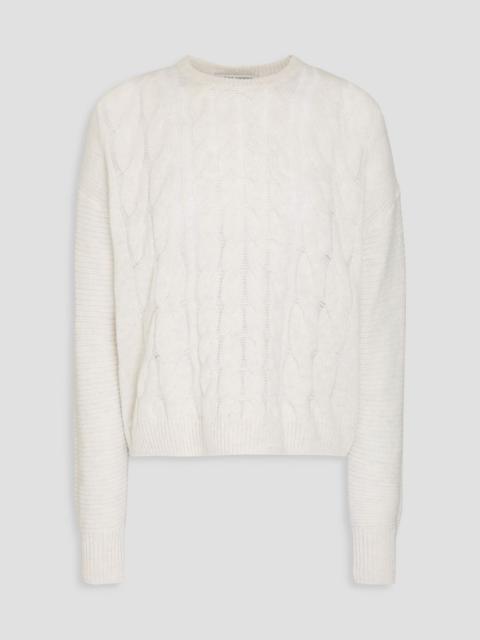 Other Designers Cable-knit cashmere sweater