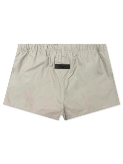 ESSENTIALS WOMEN'S COTTON DOCK SHORT - SEAL