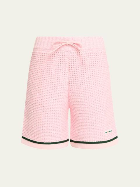 CASABLANCA Mouline Knit Bermuda Shorts
