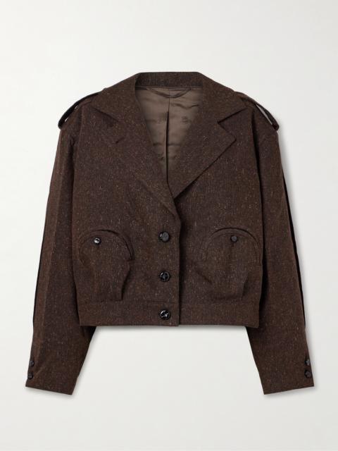 BLAZÉ MILANO Kiso Wool-blend Canvas Jacket