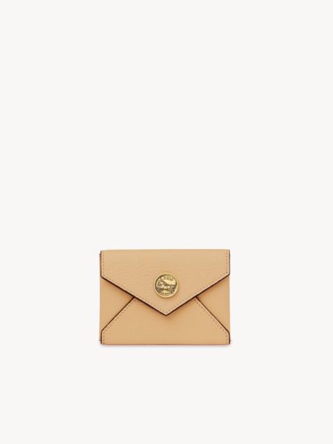 Chloé ENVELOPE CARD HOLDER IN GRAINED LEATHER