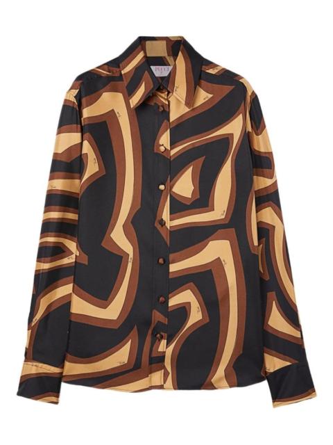 PUCCI Pucci Women Labyrinth Print Silk Shirt