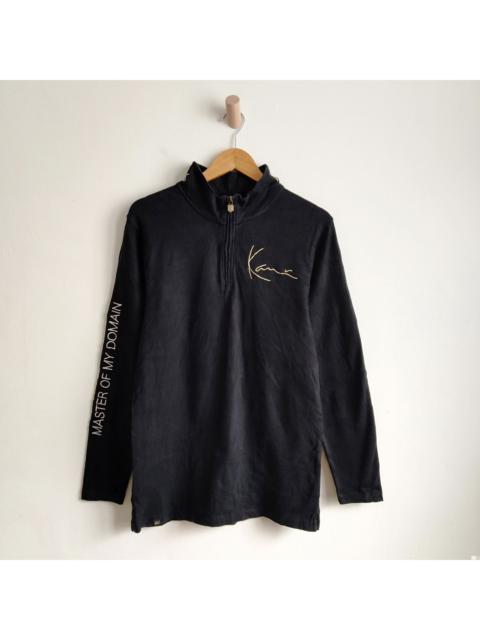 Other Designers Karl Kani Embroidery Signature Quater Zip Hiphop Rap Style