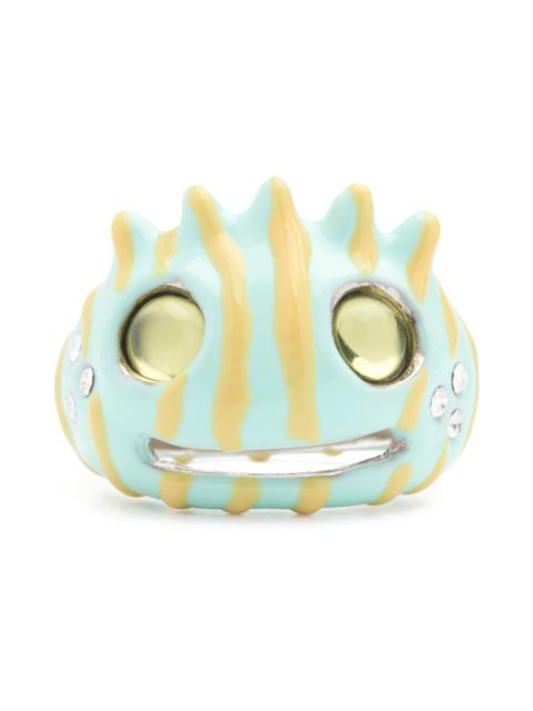 Collina Strada LEMON STRIPE LIBERTY FROG RING