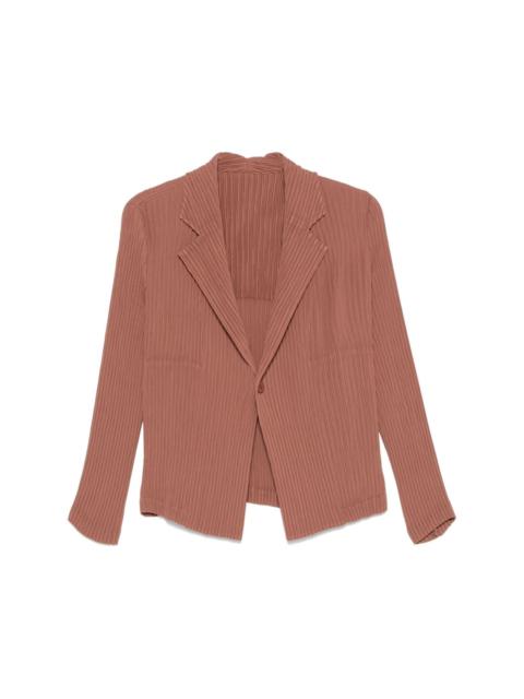 Hatching Pleats blazer