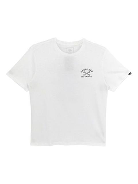 Vans Vans Casual Round Neck Short-sleeve Men White VN0A4UQRWHT