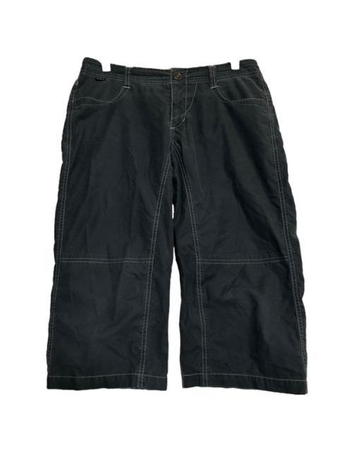 Other Designers KUHL Dry Stretch Capri Cargo Shorts Mid Rise Floral Belt Line Flat Front Black 6