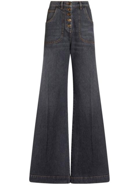 Etro wide-leg flared jeans