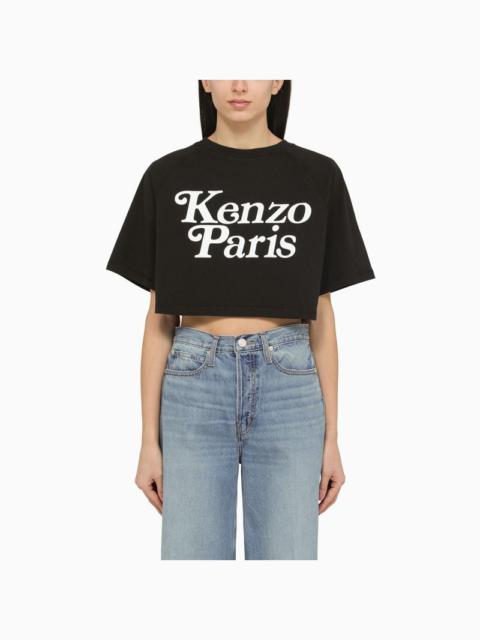 KENZO CROPPED T-SHIRT WITH LOGO