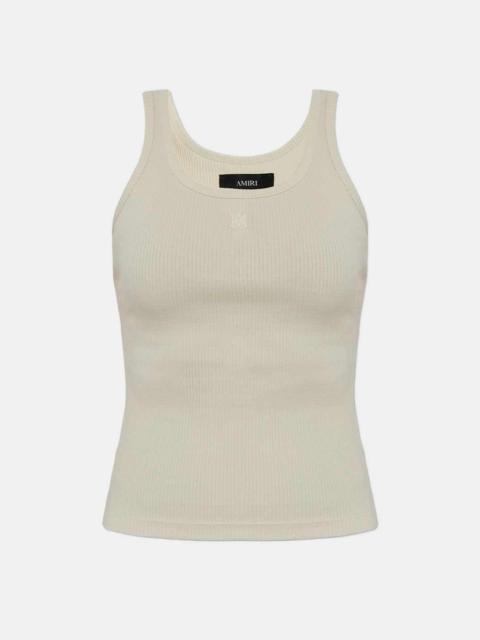AMIRI Alabaster MA Embroidery Tank Top