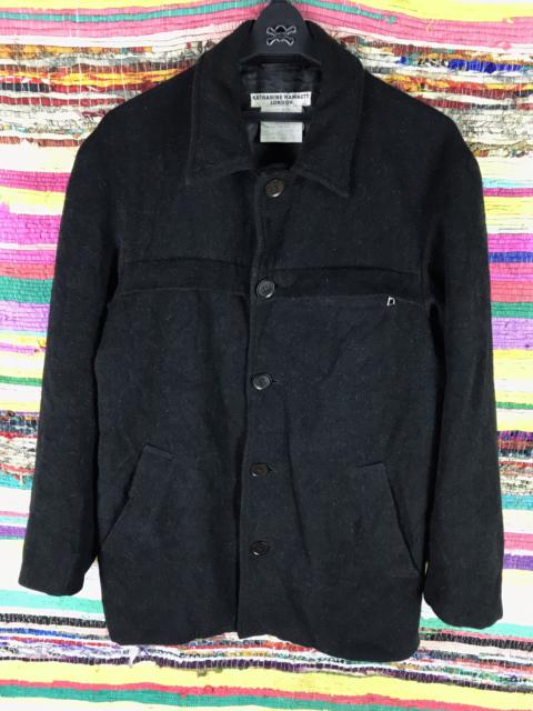 Other Designers Katharine Hamnett London - Katharine Hamnett London Button Long Coat Jacket