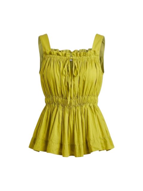 Vivienne Westwood Vivienne Westwood Chartreuse Ruched Tank Top