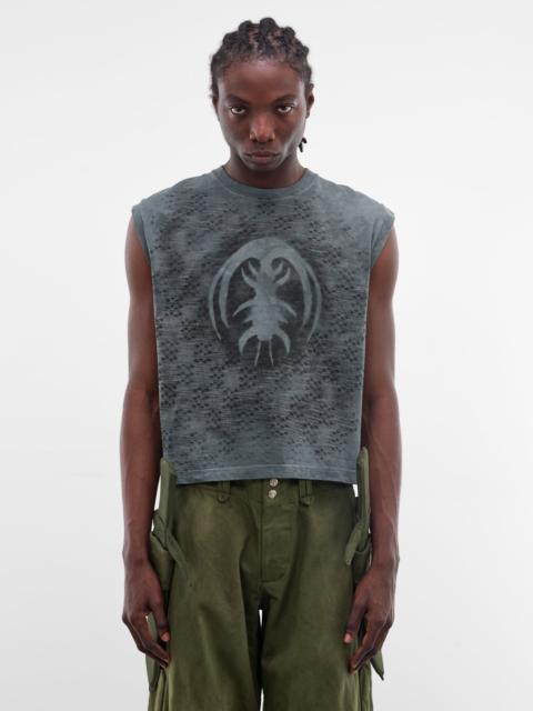 YAKU Spray Painted Trilobite Cotton Tank