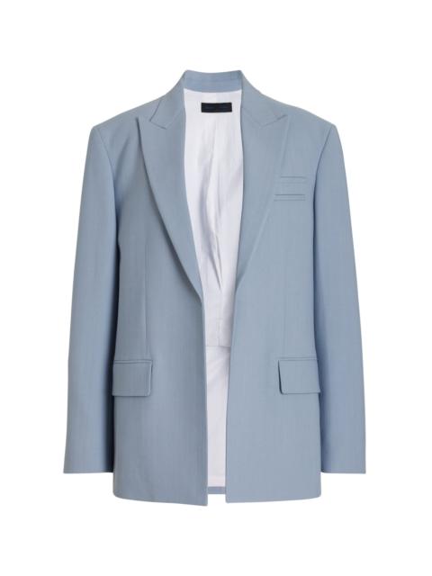 Proenza Schouler Devon Oversized Blazer light blue