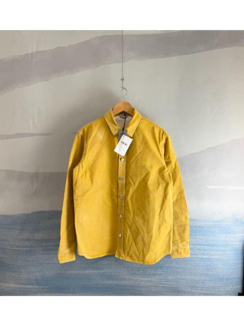 Dior Dior X Stone Island Yellow Embroidered Denim Jacket