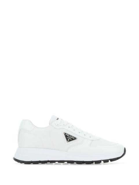 Prada Prada Men White Re-Nylon Prax 01 Sneakers