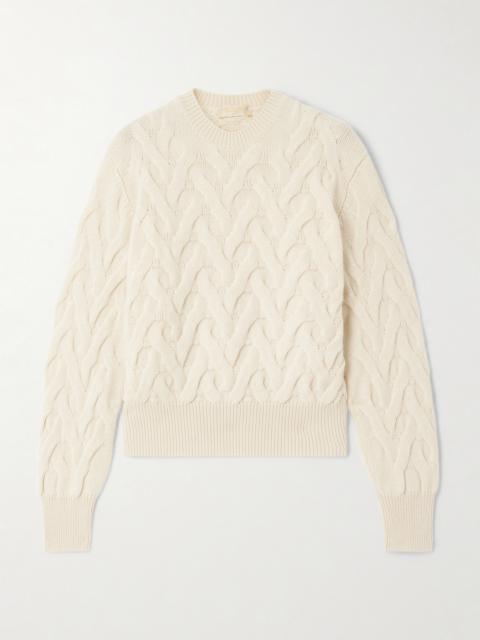 Loro Piana Cable-knit Cashmere Sweater