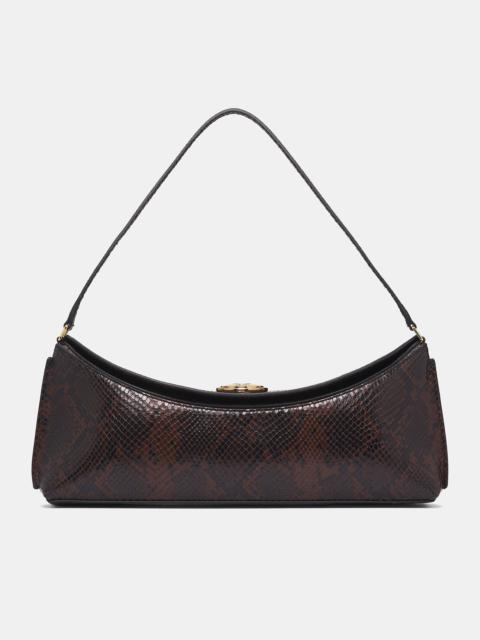 JACQUEMUS The Brown Ovalo Clutch Bag