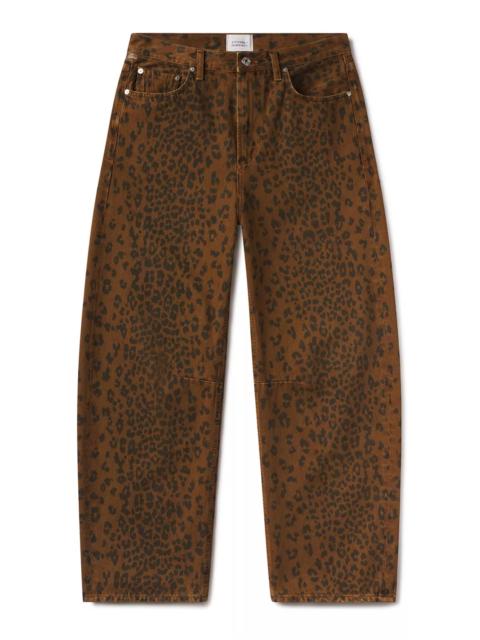 Citizens of Humanity Miro Relaxed Tapered Jeans in Sepia Cheetah