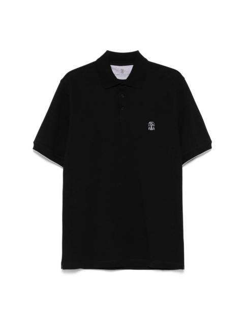 Brunello Cucinelli Brunello Cucinelli Black Polo Shirts Men