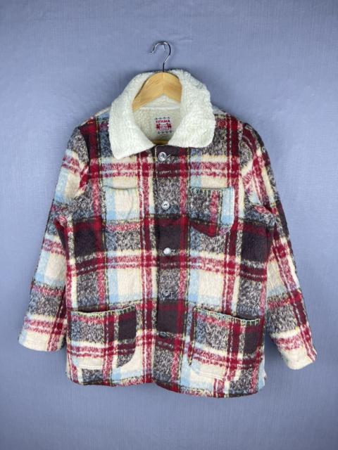 Other Designers Japanese Brand × Vintage - Vtg Titicaca Multipocket Red Tartan Multipocket Wool Jacket