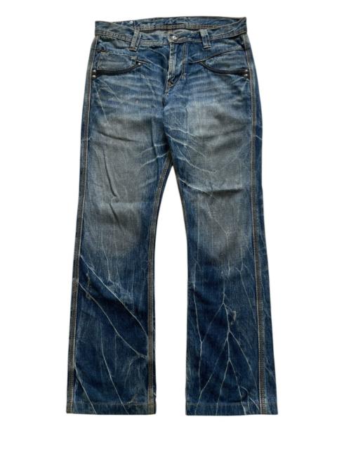 Other Designers If Six Was Nine - Rare Vintage Japanese Brand Flare Buckle Back Jeans