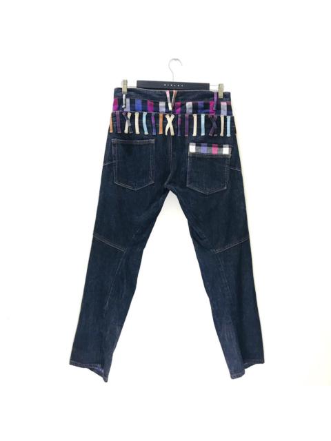 Vintage - NYLAUS Denim Double Waist Multicolor Jeans