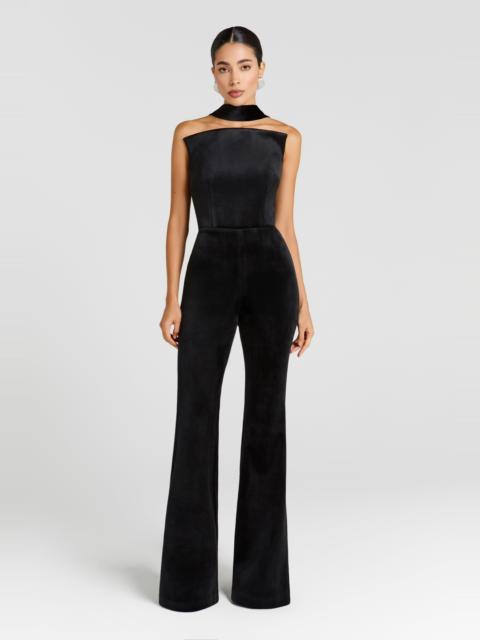 NADINE MERABI Talia Black Jumpsuit
