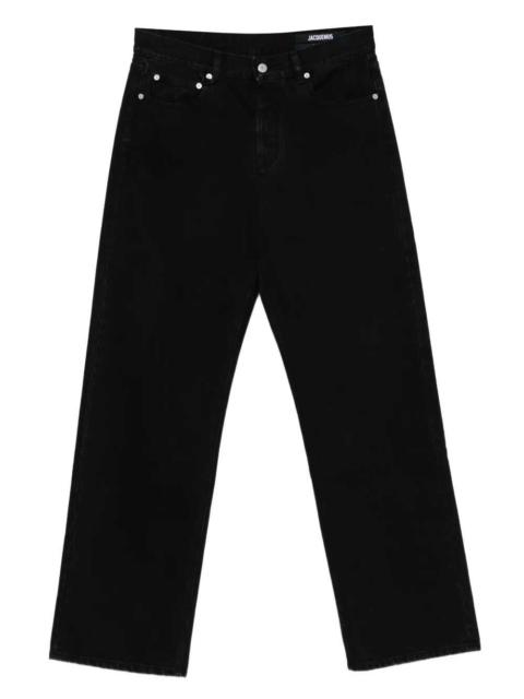 JACQUEMUS Jacquemus Men Straight-Leg Jeans With Embroidered Logo